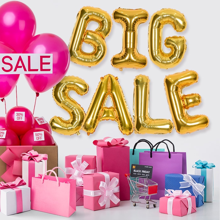 은박풍선세트 BIG SALE 골드 은박풍선세트 BIG SALE 골드