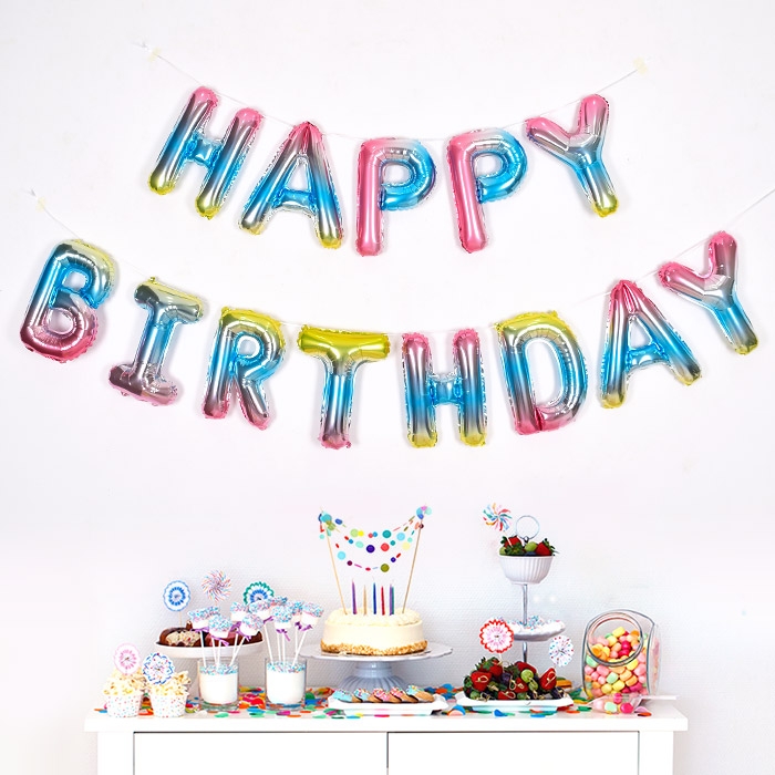 은박풍선세트 HAPPY BIRTHDAY 홀로그램 은박풍선세트 HAPPY BIRTHDAY 홀로그램