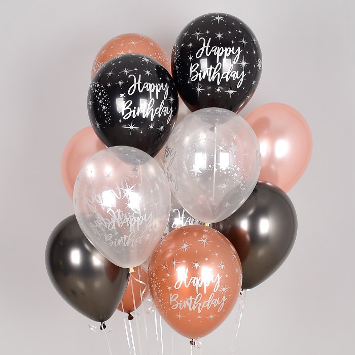 헬륨풍선 생일 메탈잉크 혼합 10개묶음 헬륨풍선 생일 메탈잉크 혼합 10개묶음